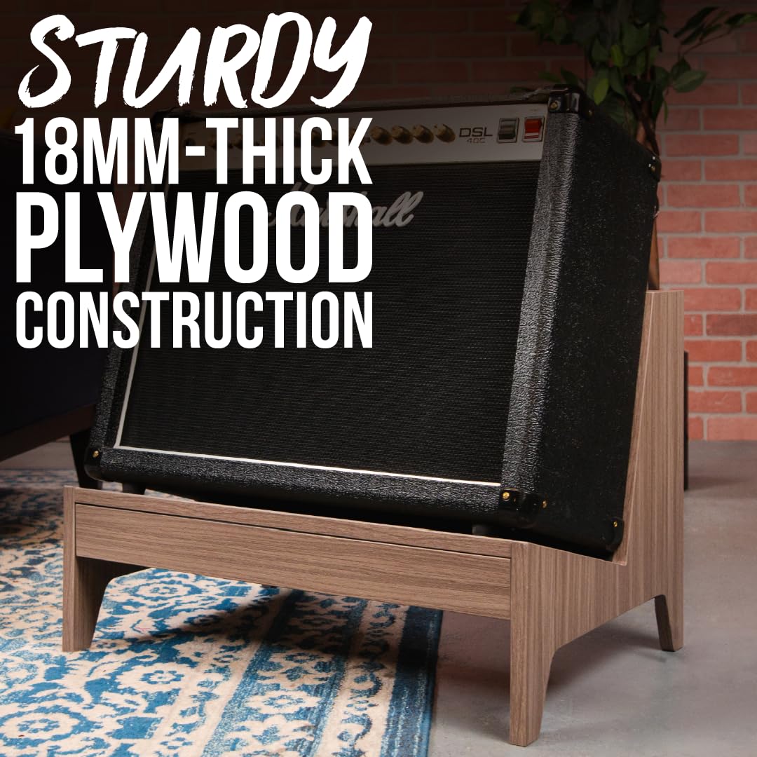 Gator Frameworks Elite Series Large Wooden Combo Guitar Amp Stand in Natural Maple Finish (GFW-ELITEGTRAMPLG-MPL)